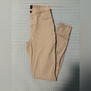 Hollister khaki High-Rise Skinny Pants